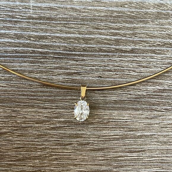 Statement Gold Necklace N1063 - Picture 6 of 7